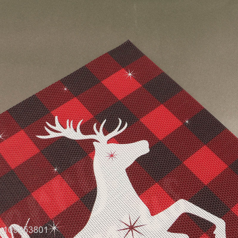 China factory rectangle christmas series place mat dinner mat for sale