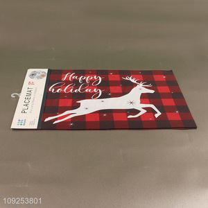 China factory rectangle christmas series place mat dinner mat for sale