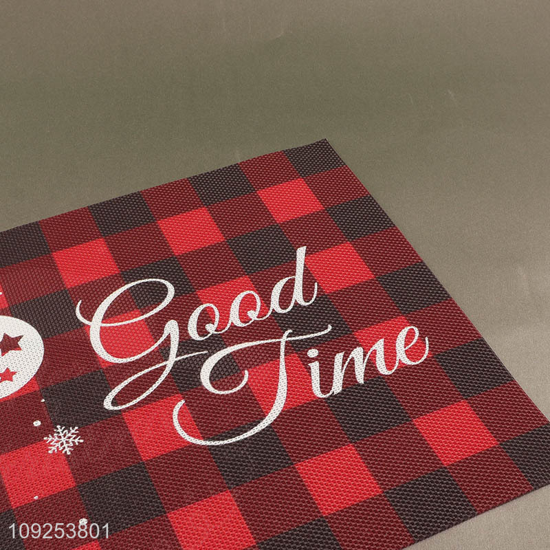 China factory rectangle christmas series place mat dinner mat for sale