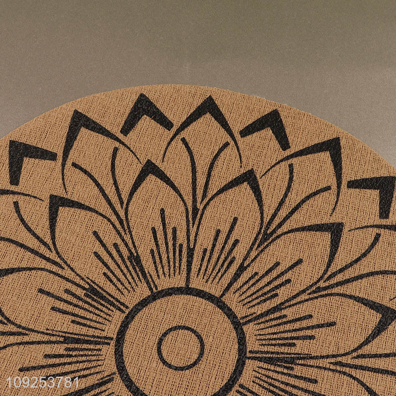 Factory price round desktop decor place mat dinner mat for sale