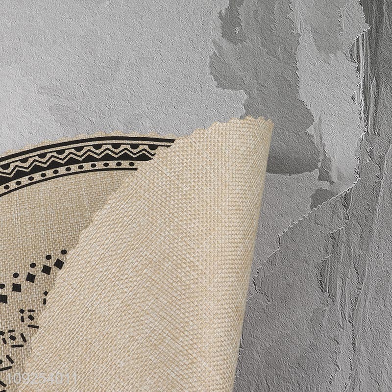 Good selling round multicolor home restaurant place mat dinner mat wholesale