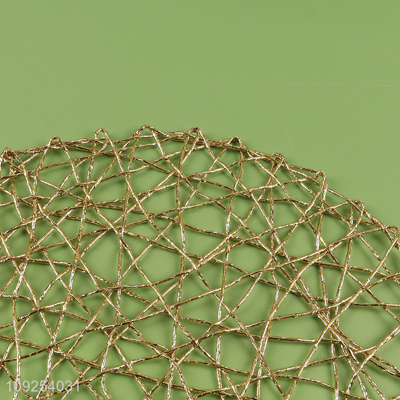 Online wholesale multicolor creative hollow place mat dinner mat