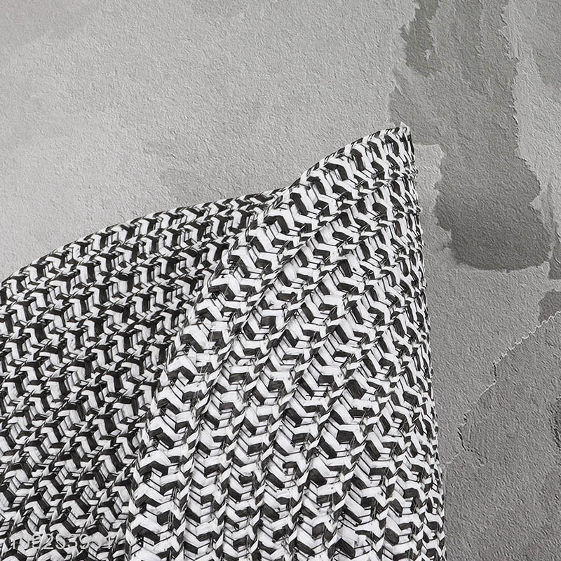 Low price round multicolor place mat dinner mat for tabletop decor