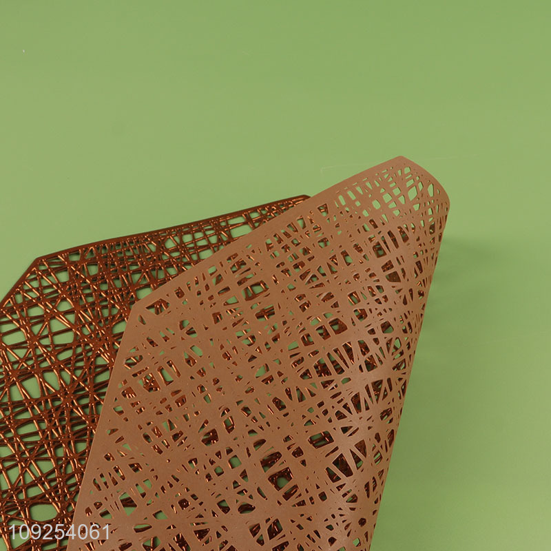 China products tabletop decor home restaurant pvc place mat dinner mat