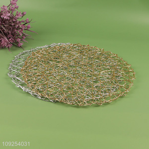 Online wholesale multicolor creative hollow place mat dinner mat