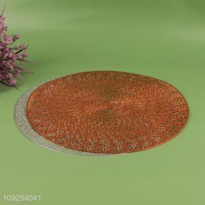 Most popular multicolor round tabletop decor place mat dinner mat for sale