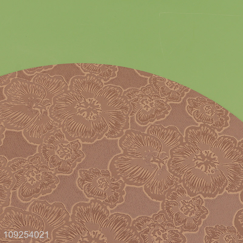 Factory wholesale round tabletop decor place mat dinner mat