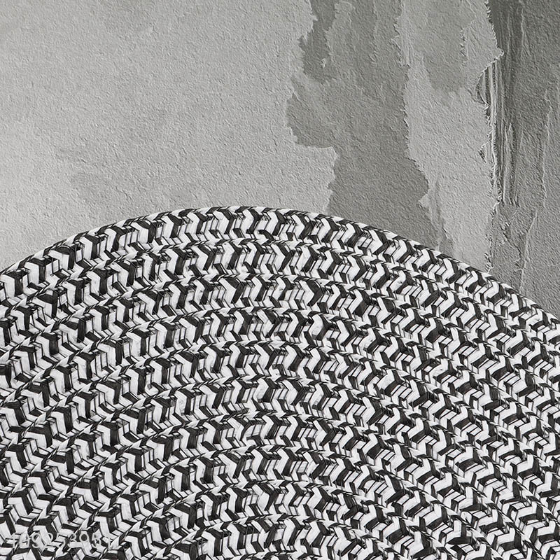 Low price round multicolor place mat dinner mat for tabletop decor