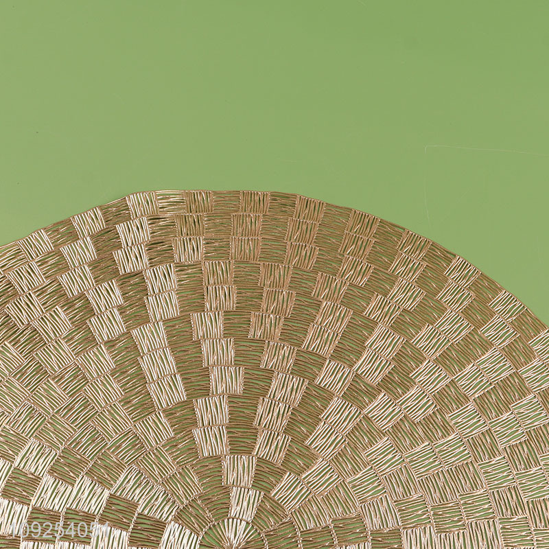 Top selling round non-slip multicolor place mat dinner mat wholesale
