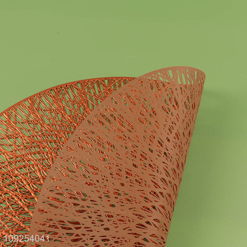 Most popular multicolor round tabletop decor place mat dinner mat for sale