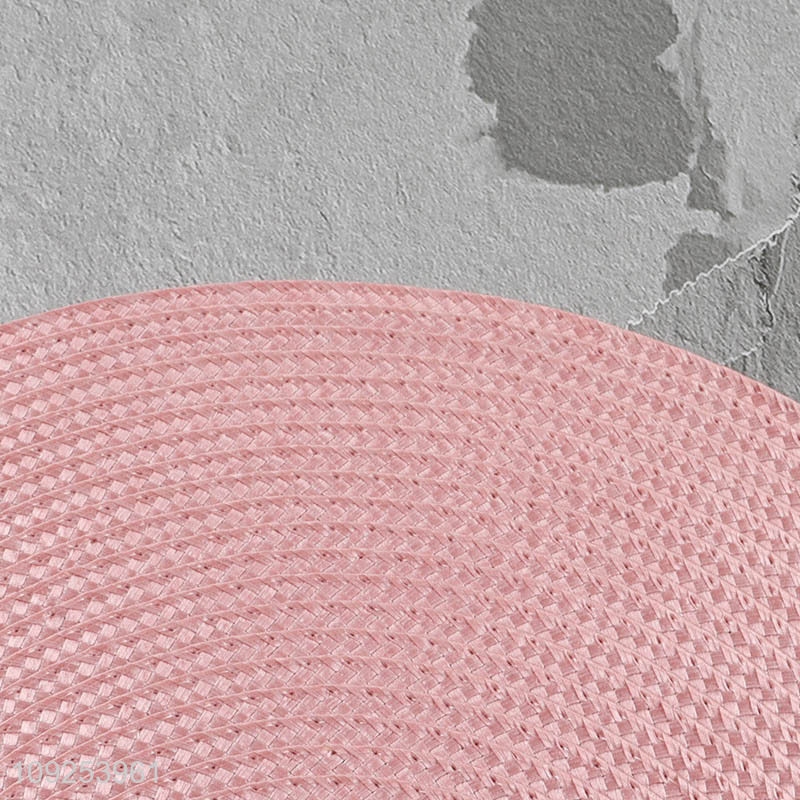 China wholesale multicolor round non-slip place mat dinner mat