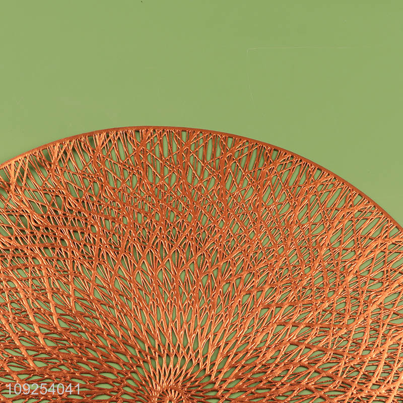 Most popular multicolor round tabletop decor place mat dinner mat for sale