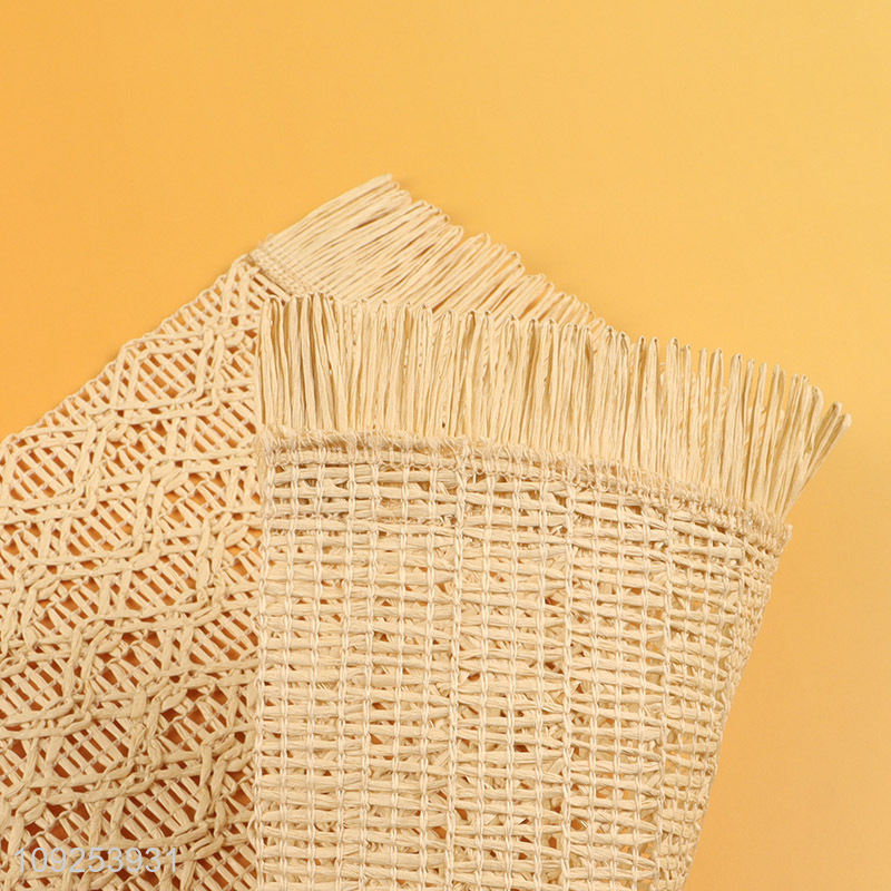 Low price rectangle multicolor place mat dinner mat for home restaurant