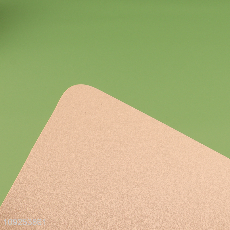 Good sale rectangle pvc non-slip place mat dinner mat wholesale