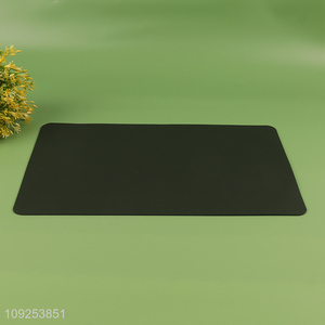 Best selling black rectangle pvc place mat dinner mat wholesale