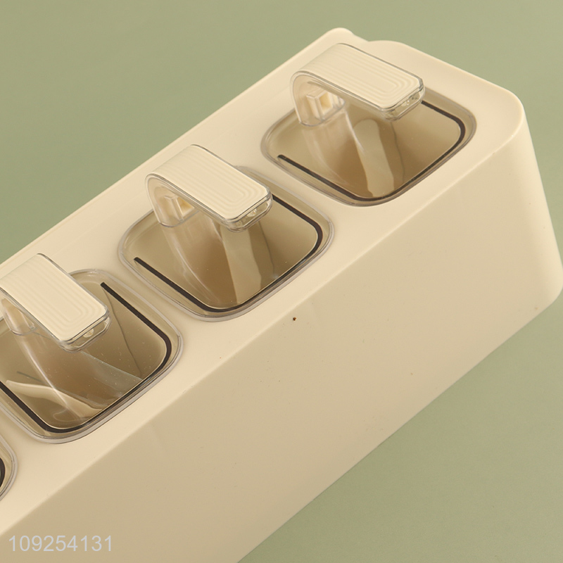 Good Quality Plastic Kitchen Condiment Container Seasoning Jar with Spice Rack