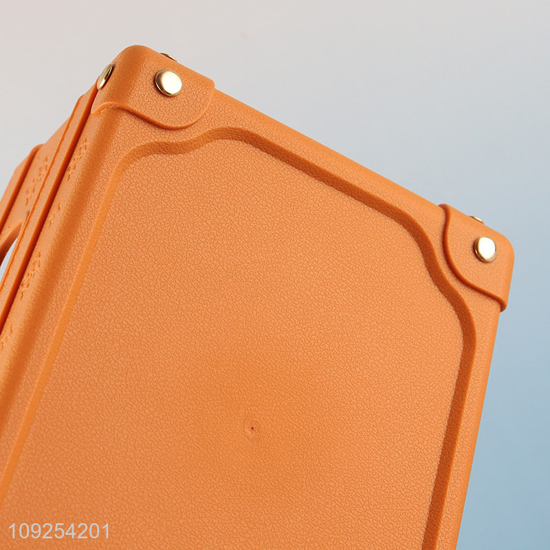 New Arrival Luxury Plastic Tissue Box with Phone Holder for Destop Decoration