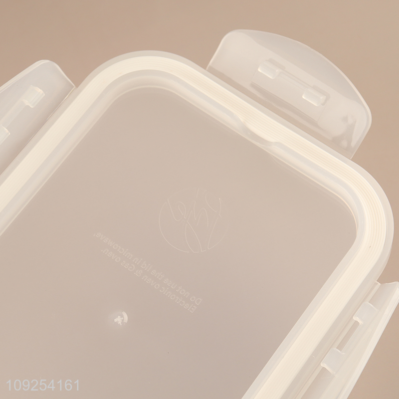 Hot Selling 830mL Rectangular Glass Food Storage Container Meal Prep Container