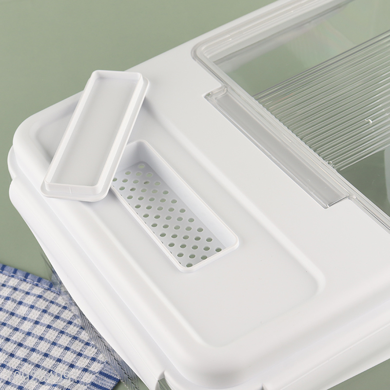 Good Quality 7.5kg Plastic Rice Grain Storage Container with Measuring Cup