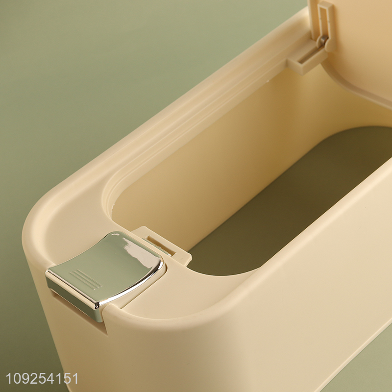 High Quality Plastic Waste Bin Trash Can Garbage Container for Bathroom