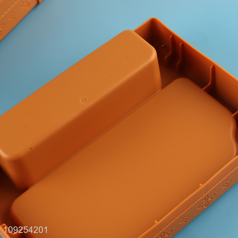 New Arrival Luxury Plastic Tissue Box with Phone Holder for Destop Decoration