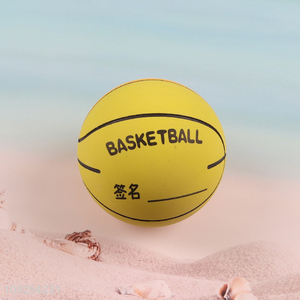 Popular products rubber bouncy ball stress ball toy mini basketball toys