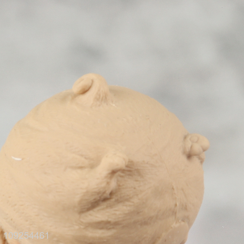 Yiwu market dog shape tpr non-toxic squeeze toys stress relief toys