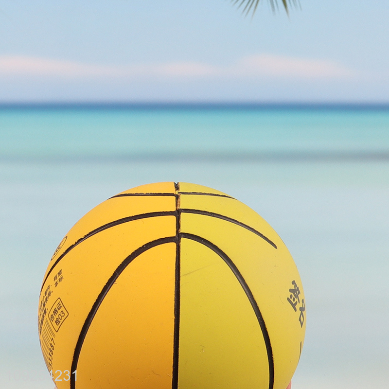 Popular products rubber bouncy ball stress ball toy mini basketball toys