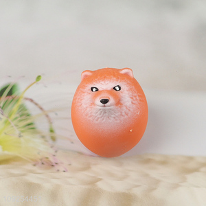Top quality dog shape tpr squeeze toys stress relief toys for kids adult