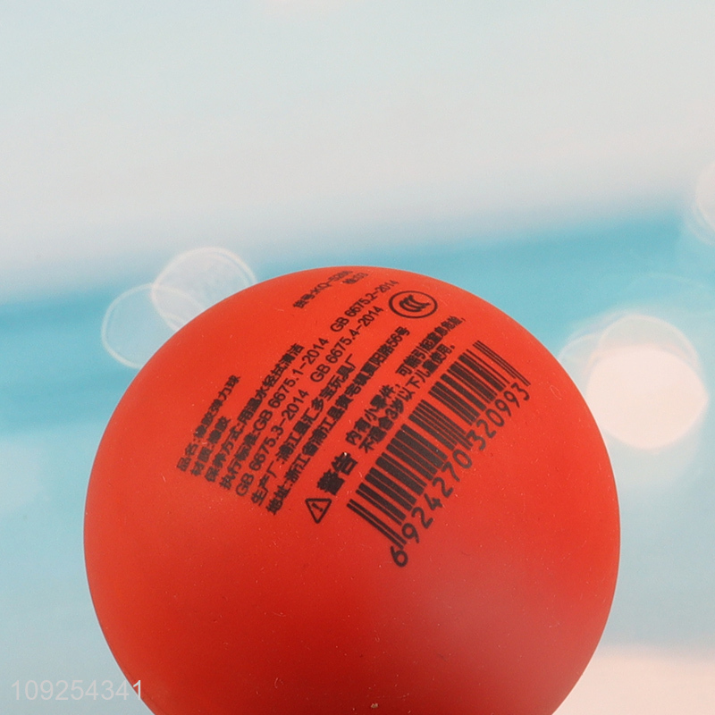 China supplier red high elastic bouncy ball stress ball toy for sale
