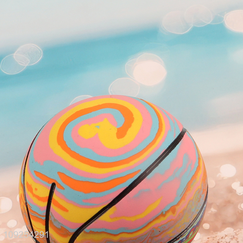 Yiwu market colorful high elastic bouncy ball stress ball toy for sale