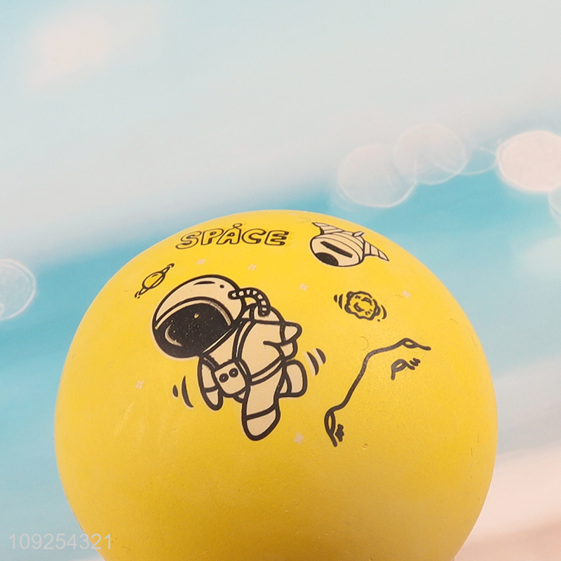 Good quality space series bouncy ball stress ball toy high elastic ball