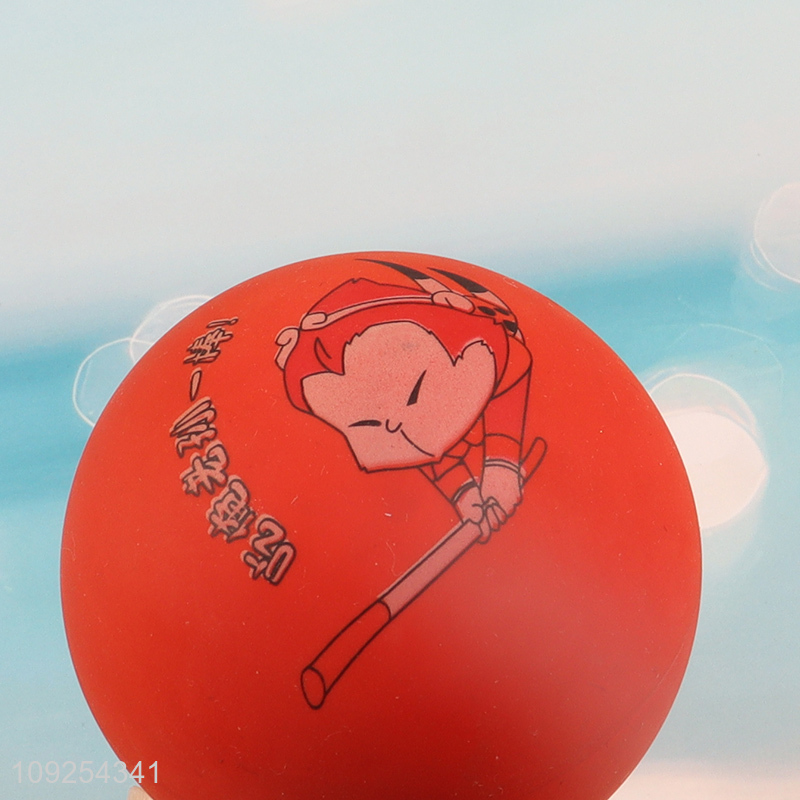 China supplier red high elastic bouncy ball stress ball toy for sale