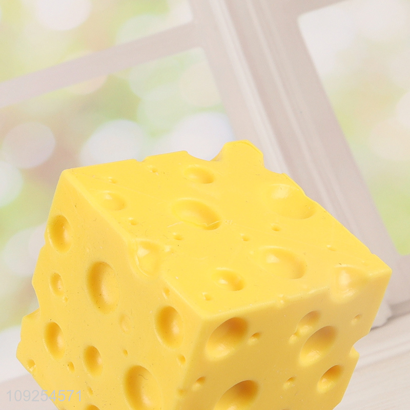 Hot products tpr cheese mouse cartoon squeeze toys stress relief toys