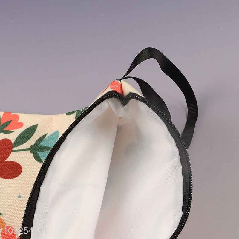 Hot Sale Cotton Padded Floral Book Sleeve for Hardcovers