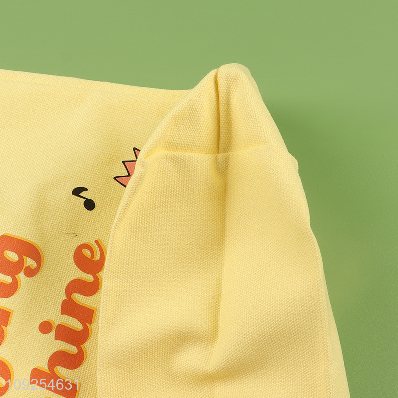 Hot products yellow eco-friendly shopping bag handbag tote bag for sale