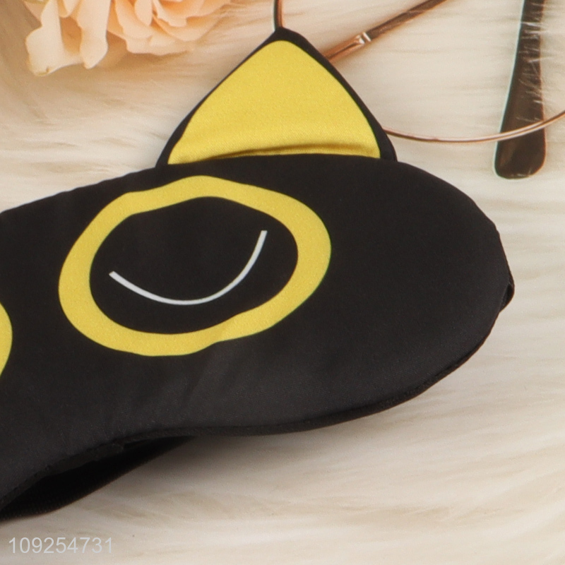 Top products adjustable polyester travel sleeping eye mask eye cover