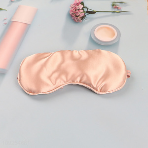 Top selling polyester travel plane sleeping eye mask eye cover wholesale