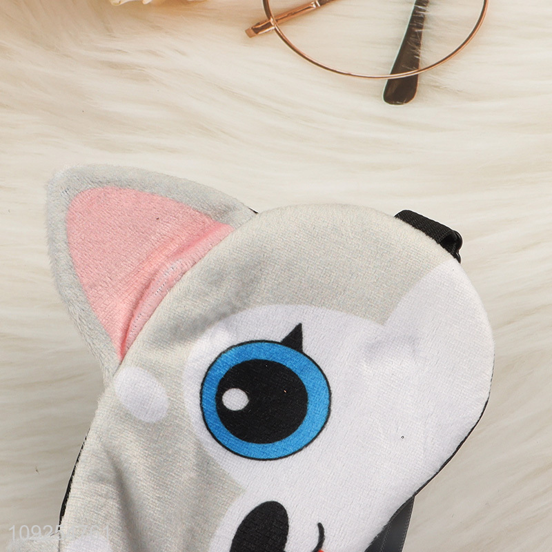 Yiwu market polyester adjustable sleeping eye mask eye cover for sale