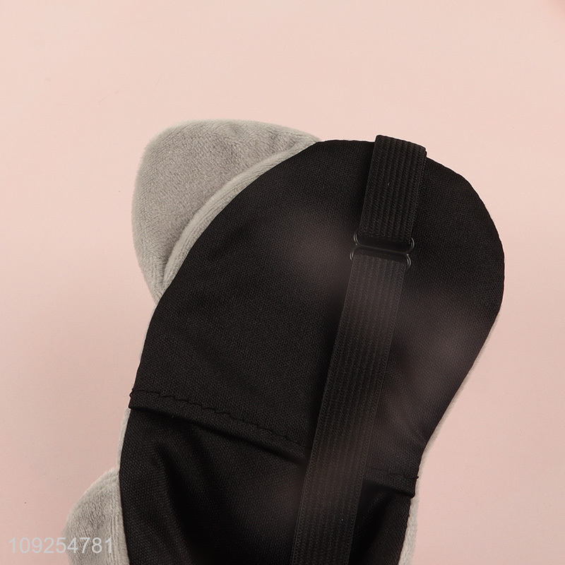 New arrival grey adjustable sleeping eye mask eye cover for sale