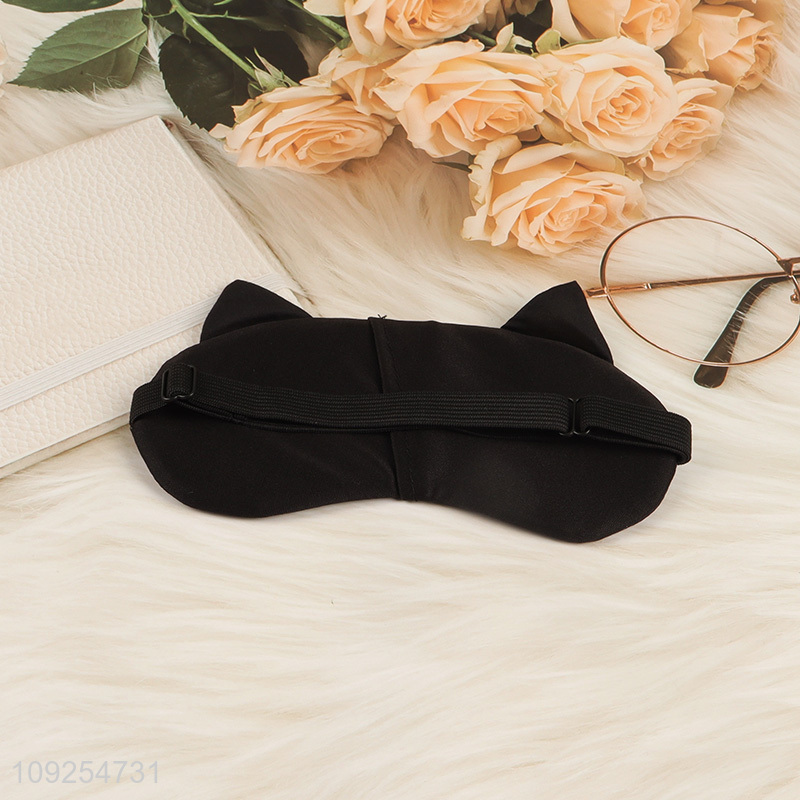 Top products adjustable polyester travel sleeping eye mask eye cover