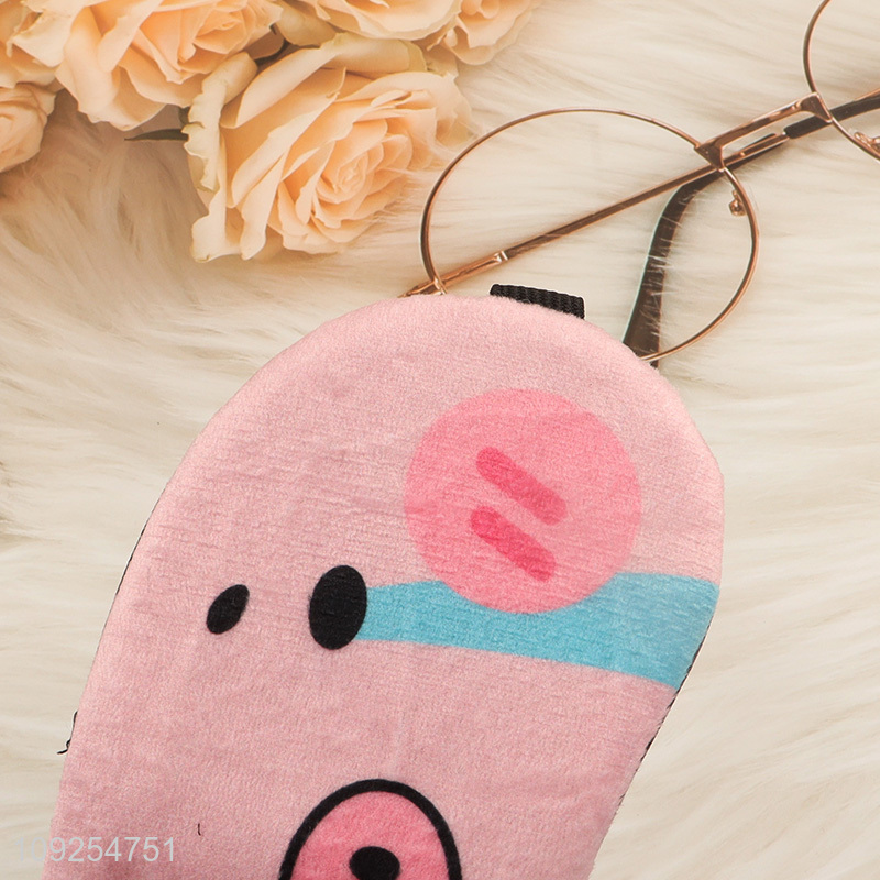 Hot products cartoon pig cute travel sleeping eye mask eye cover