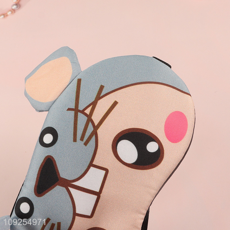 Factory direct sale polyester travel sleeping eye mask eye cover wholesale