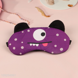 Yiwu market polyester travel sleeping eye mask eye cover for adult