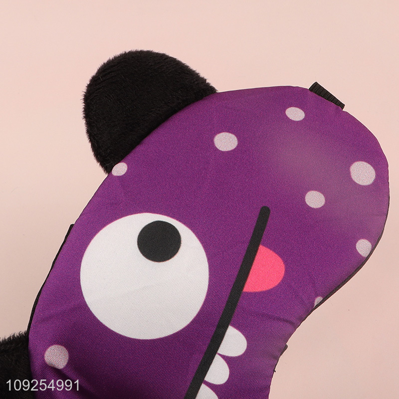 Yiwu market polyester travel sleeping eye mask eye cover for adult