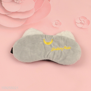 Top sale polyester adjustable sleeping eye mask eye cover for travel