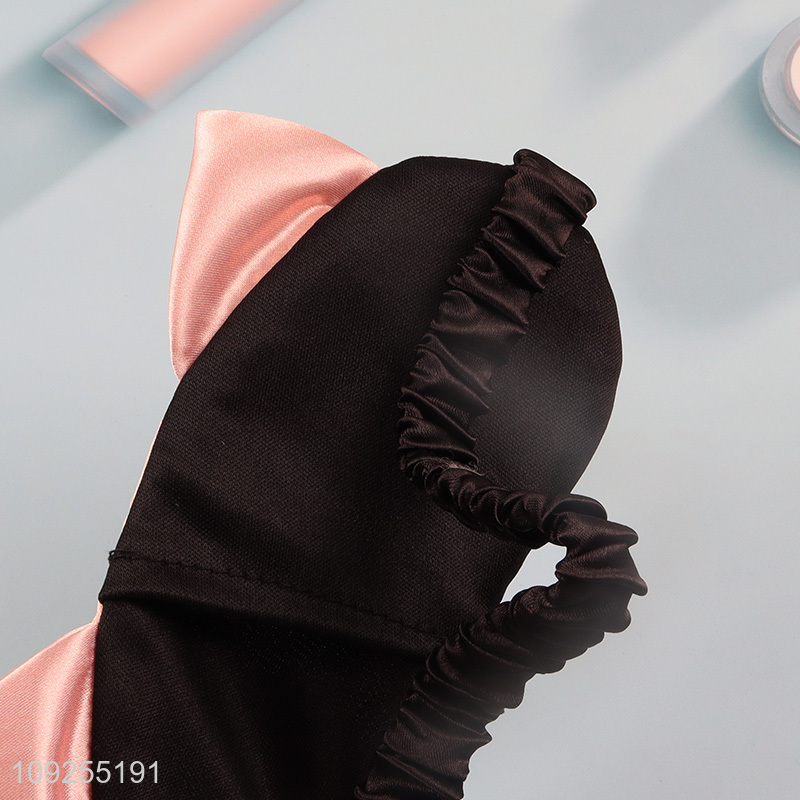 Top quality polyester travel sleeping eye mask eye cover for sale