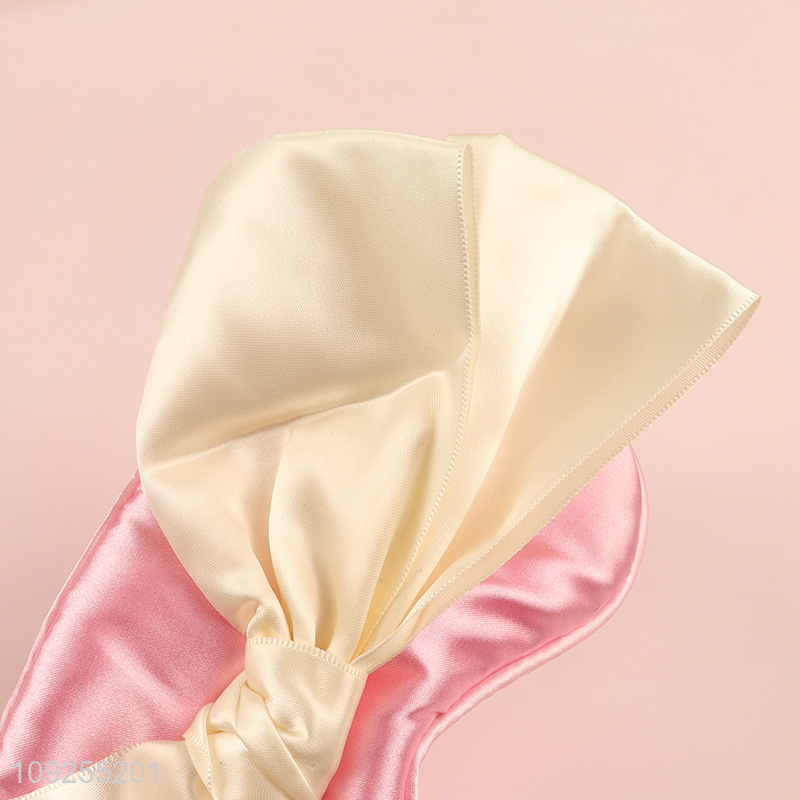 Factory price polyester comfortable sleeping eye mask eye cover for sale