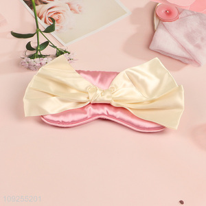 Factory price polyester comfortable sleeping eye mask eye cover for sale