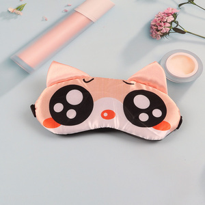 Top quality polyester travel sleeping eye mask eye cover for sale